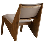 Modway - Rylina Cuir végane Chaises d’accent - Brun noyer - Ensemble de 2-Assemblée requise