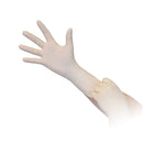 Aurelia Vibrant Latex sans poudre Gants d'examen - Petit - paquet de 100-Bord roulé maintenant les gants solidement en place et empêchant l’entrée de liquides