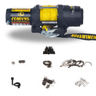 NovaWinch FENIX treuil électrique 12 V, capacité de 4 500 lb avec câble synthétique, interrupteur au guidon et télécommande-Indice IP68 pour une protection accrue contre les conditions extrêmes. Conception entièrement étanche