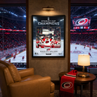 Frameworth - Cadre photoglass de Nikolaj Ehlers 16x20 des Carolina Hurricanes champions Coupe Stanley 2026 - 18 po l x 22 po H-6