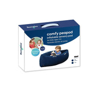 Bouncyband - Canot sensoriel gonflable Peapod - 122 cm - Bleu-Adaptable: pression profonde ajustable en fonction du besoin