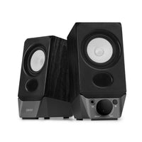 Edifier - R19BT Système de haut-parleurs Bluetooth PC avec carte son intégrée - Noir-Les haut-parleurs d'ordinateur avec haut-parleurs large bande de 2.75" et puissance de 4 W offrent une qualité sonore Hi-Fi époustouflante pour les amateurs de musique