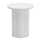 Zuo - Kogur Table d’appoint - Blanc-Garantie limitée de 3 ans