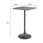 Zuo - Spot Table de bar - Noir-Garantie limitée de 3 ans