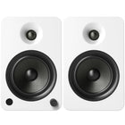 Kanto – Haut-parleurs étagères amplifiés YU6 avec Bluetooth et pré-ampli phono, blanc mat-Connectez facilement à toute platine rétro ou moderne, au moyen du préampli phono intégré