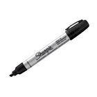 Sharpie - Marqueurs permanents Liquid Tip − Noir − Paquet de 12-Barilet métallique pour plus de robustesse