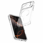 Avana - Coque MagSafe Starlight iPhone 17 Pro - Argent-Le couvercle transparent montre la couleur de la baie de la caméra