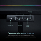 MotionGrey - Bureau debout électrique Chroma  à 4 moteurs avec plateau monobloc - 55,1 po - Noir - 1 ensemble-7