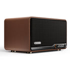 Edifier - Haut-parleur de table rétro S300, audio Hi-Res avec LDAC, système sans fil multi-pièces AirPlay 2, puissance RMS de 80 W et télécommande – Marron-Connectez votre enceinte à un réseau Wi-Fi, basculez facilement entre les sources d’entrée, contrôlez la lecture en toute simplicité, personnalisez les effets sonores selon vos préférences et accédez au manuel d’utilisation numérique en tout temps