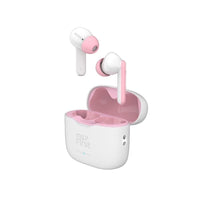 myFirst - CareBuds Écouteurs sans fil pour enfants - Blanc-Limiteur de volume intégré qui limite le volume maximum à 85 décibels, conformément aux recommandations des experts en audiologie pour une écoute sûre, idéal pour les enfants de 4 à 15 ans et adapté aux petits conduits auditifs