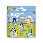 Crayola - Ensemble de jeu Bluey Scribble Scrubbie Crayola, 3 unités-Agrandissez votre collection : ensembles d'extension et ensembles de jeu avec baignoire supplémentaires vendus séparément
