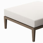 Modway - Northlake Terrasse extérieure Teck Ottoman in Gris vieilli-7