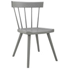 Modway - Sutter Fauteuil d’appoint de salle à manger - Gris clair-Chaise à manger moderne de ferme