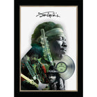 Jimi Hendrix Double Exposure With Platinum LP - Impression encadree - 27" x 39"-Qualité supérieure - music memorabilia
