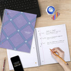 Five Star - Cahier Style à 3 matières – 11 po H x 8 1/2 po l – 240 pages-La couverture avant en plastique et la couverture arrière enduite garantissent une durabilité maximale.