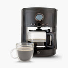 Willow - Cafetière 12 tasses - Noire-Sans PTFE, PFOA, PFA ni autres substances chimiques nocives