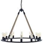 Modway - Encircle Lustre - Brown-Corde de chaîne en acier ajustable de 1,5 à 63"