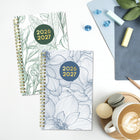 Blueline - Agenda Scolaire Hebdomadaire/Mensuel - 8 po H x 5 po l - Motif Floral - Bilingue-Section contacts