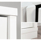Sauder - Grande Meuble de rangement Merton Hall - Blanc-Dimensions: 36,75 po L x 16,88 po P x 71 po H