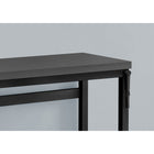 Monarch Specialties - 7680 Bureau 48 po L - Hauteur Adjustable Gris Moderne/Noir-Bureau réglable parfait pour tous les ordinateurs portables ou tablettes; surface facile à maintenir fini de tous les côtés