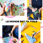 Posca - Marqueurs de peinture à base d'eau - Pointe moyenne réversible (1,8-2,5 mm) - Couleurs assorties - paquet de 16-La pointe moyenne réversible de 1,2 à 2,5 mm est idéale pour la coloration, le dessin de lignes et l'ornementation.