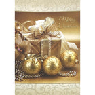Rosedale - Cartes De souhaits Noël / Enveloppes - 5-1/2 po x 8 po - Général – or - Paquet de 12-Cartes de souhaits qualité boutique
