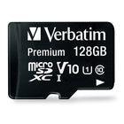 Verbatim - Carte MicroSDXC Classe 10 UHS-1, 128 Go-Carte MicroSDXC 128 Go Classe 10 UHS-1