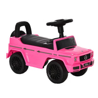 Aosom - Voiture à glisse pour bébé compatible - rose-Conception pied au sol, convient comme jouet à glisser 