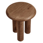 Modway - Mavina Bois de manguier Table d’appoint - Noyer-Assemblée requise