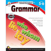 Livre numérique : Carson Dellosa - Grammar, 104635-EB, 5e - 6e année-Vous recevrez deux courriels : le premier confirmant la totalité de votre commande et le second comportant un lien de téléchargement. Vous pourrez utiliser le lien de téléchargement immédiatement ou plus tard, comme vous le voulez.