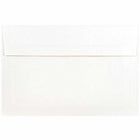  JAM Paper Enveloppes d'invitation A9 doublées d'aluminium - 5,75 x 8,75 po - Blanc avec feuille d'argent - paquet de 50-Taille : A9 (5,75 x 8,75 pouces), Excellent moyen de rendre vos occasions encore plus spéciales