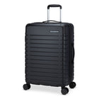 Travelite - Epicure 19 po Valise de cabine rigide - Noir-Fabriqué en polycarbonate, il offre une résistance robuste aux chocs, à la pression, à la chaleur, au froid et aux rayures, garantissant ainsi une durabilité et une protection durables de vos effets personnels