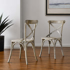 Modway - Gear Fauteuil d’appoint de salle à manger - Gris-Capsules de pied non marquées