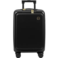 Champs - Valise cabine Onyx – Noir-Easy-access front pocket. . Padded laptop compartment fits up to a 15.6” laptop, with a dedicated tablet sleeve for extra protection. Compression strap keeps your devices secure and in place. TSA-approved lock ensures both the front pocket and main compartment stay protected. Multiple storage pockets provide organized space for your phone, chargers, cables, boarding pass, passport, sunglasses, and documents. Snap-closure front pocket offers quick and full accessibility to 