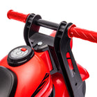 Qaba - Voiture pousse-bébé avec musique, Bubble - rouge-Couleur : rouge, noir 
