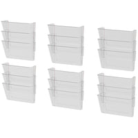 Storex - Classeurs muraux incassables Lettre - Clair - Paquet de 3-Taille lettre