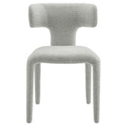 Modway - Stellan Dos courbé Boucle Tapis Chaise à manger Ensemble de 2 - Gris colombe-10
