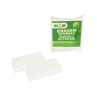 Globe Commercial - Éponge effaçable - Petit format - Paquet de 2-Nettoyant multi-surfaces
