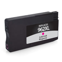 Staples - Cartouche d’encre 3JA01AN HP 962XL remise à neuf - rendement élevé - magenta-Compatible avec: HP OfficeJet Pro 9010, 9010e, 9015, 9016, 9018e, 9019e, 9025, 9025e (HP 962XL) 