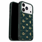 OtterBox - Étui Symmetry MagSafe avec Contrôle de la Caméra pour iPhone 17 Pro - Vert floraison dorée-Les boutons tactiles offrent la même sensation que ceux de votre téléphone