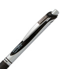 Pentel - EnerGel Rétractable Stylo à Encre Gel (0,7mm), Noir Ensemble Stylo et Encre Recharge-Pointe 0,7mm en acier inoxydable.