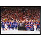 Edmonton Oilers 20x29 Conference Final Trophy - Toile encadree - 31" x 22"-Impression sur toile de qualité supérieure avec bordures enveloppées