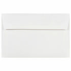JAM Paper - Enveloppes d'invitation A9 - 5,75 po x 8,75 po - Blanc - 50/paquet (4023213I)-Enveloppes en papier blanc