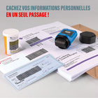 Trodat - Tampon à rouleau ID Protector-En plus de pouvoir bloquer l’adresse ou dissimuler l’identité, il permet d’éloigner les regards indiscrets des factures, des documents officiels, des chèques, des relevés bancaires et de bien d’autres sources d’informations