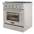 Kucht - 30 po Série KDF Cuisinière Pro Style au gaz propane - Acier inoxydable-Garantie limitée du fabricant de 2 ans