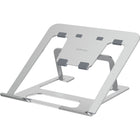 Fellowes - Support pour ordinateur portable Alumia - Argent-Conception légère, se replie à plat pour un rangement facile ou un transport aisé, parfait pour le travail hybride