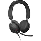 Jabra - Casque supra-auriculaire filaire mono USB-C Evolve2 40 SE avec câble d'extension - Unified-Isolation sonore avec oreillette inclinée