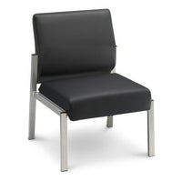 TygerClaw - Chaise d'invité à dossier bas avec assise confortable toute la journée-La mousse haute densité offre un soutien ferme qui garde sa forme