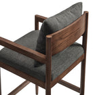 Modway - Remington Tabouret de bar - Charbon de bois-8