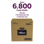 Royale - Velour papier hygiénique, 48 rouleaux-La marque Royale appartient à une organisation qui plante des millions d’arbres chaque année dans des forêts gérés de façon responsable, ce qui représente déjà plus d’un milliard d’arbres plantés depuis 1957